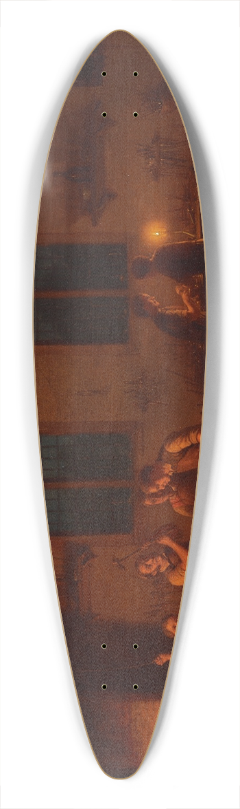 Johann Mongels Culverhouse - Blacksmith Shop 39.3 inch art pintail longboard deck