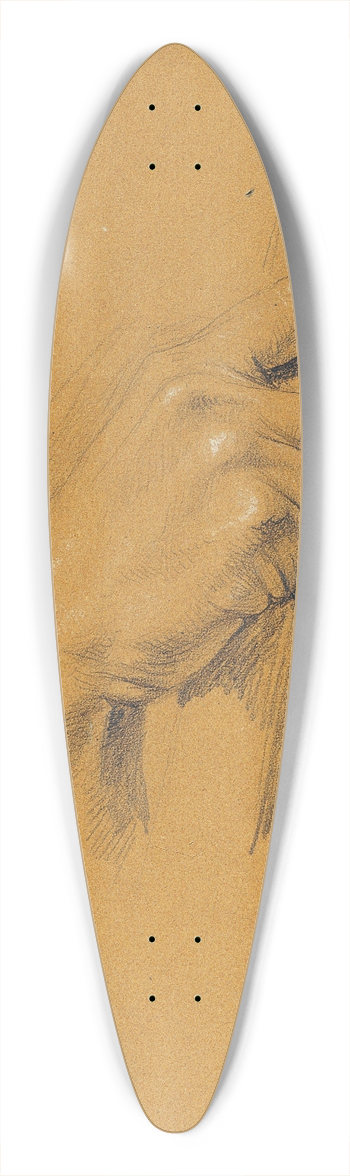 Johann Peter Krafft - Handstudie zu Ossian und Malvina 39.3 inch art pintail longboard deck