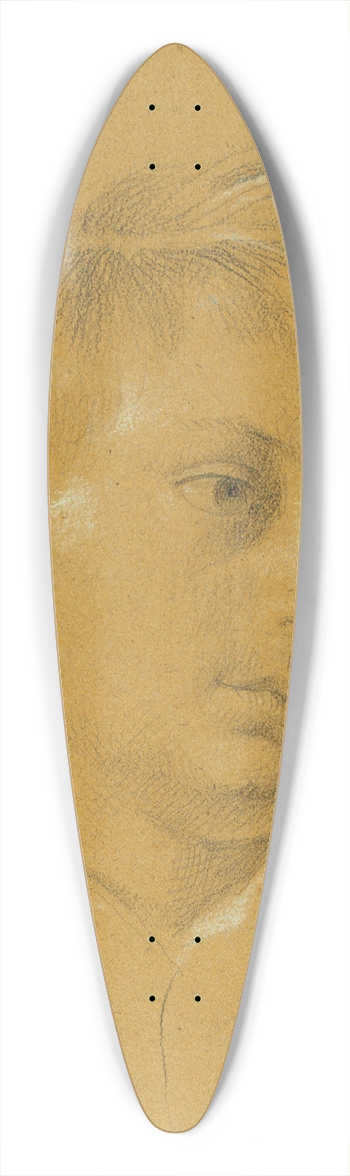 Johann Peter Krafft - Kopf eines Knaben 39.3 inch art pintail longboard deck