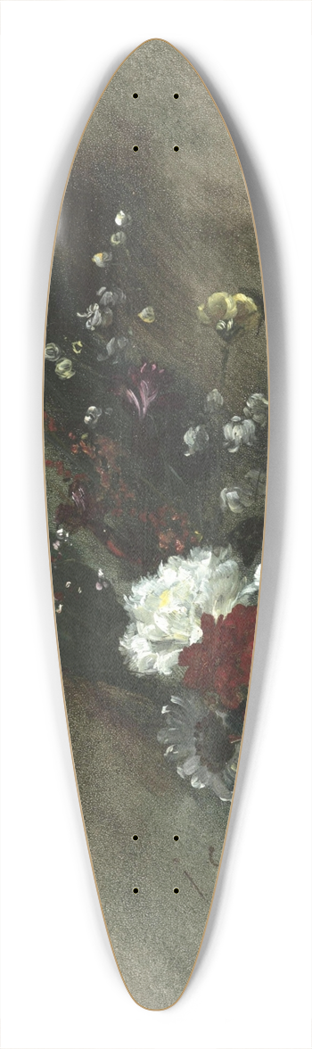Johann Sperl - Blumenstruchen 39.3 inch art pintail longboard deck