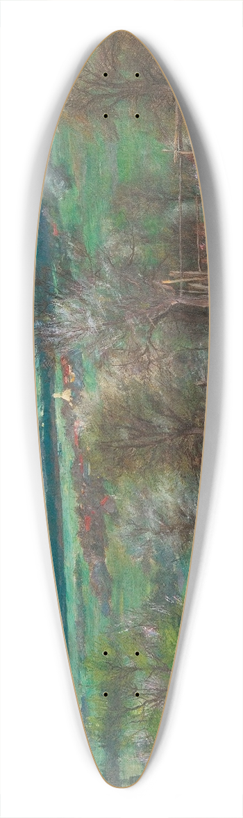 Johann Sperl - Frhling bei Litzldorf 39.3 inch art pintail longboard deck