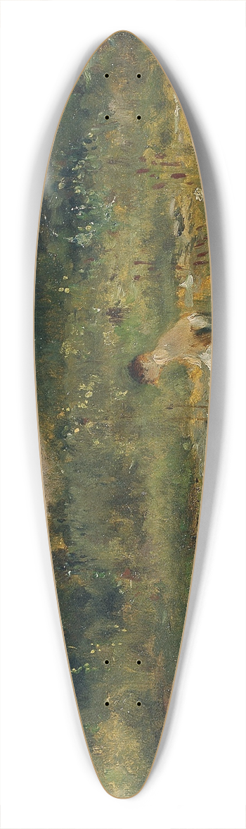Johann Till the younger - Bachlandschaft mit sitzendem Mdchen 39.3 inch art pintail longboard deck