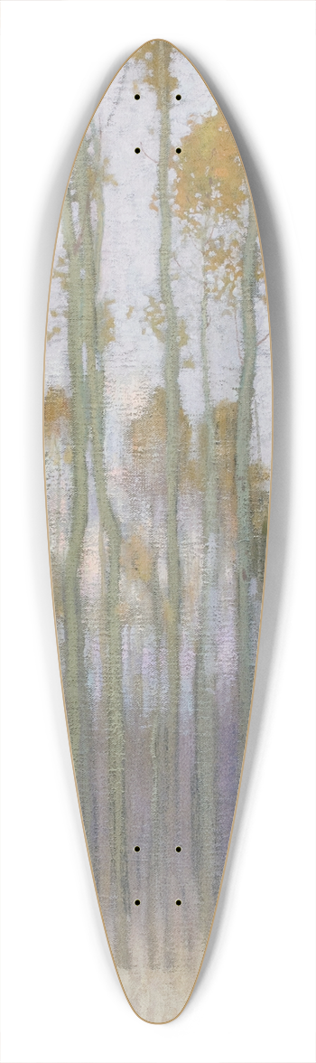 Johann Walter-Kurau - Forest (Morning Sun) 39.3 inch art pintail longboard deck