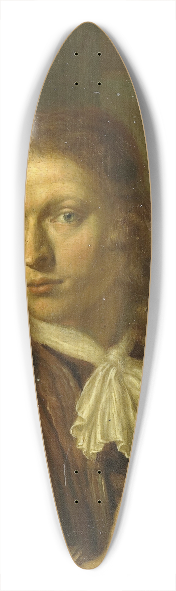 Johan Van Haensbergen - Self Portrait 39.3 inch art pintail longboard deck