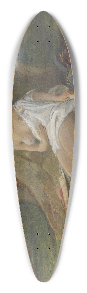 John Absolon - Woman bathing 39.3 inch art pintail longboard deck