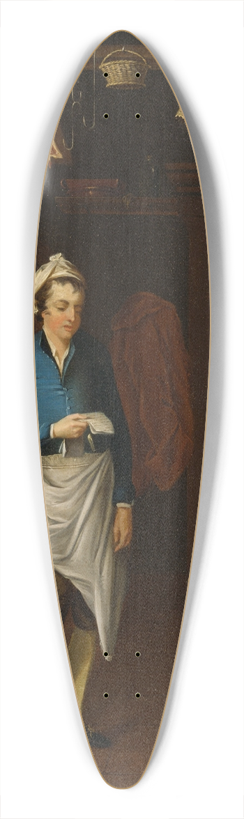 John Atkinson - Kitchen Scene 39.3 inch art pintail longboard deck