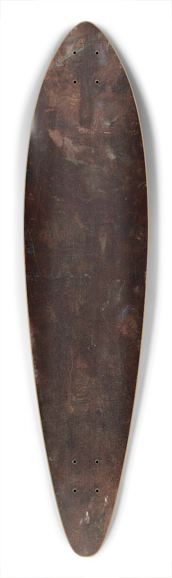 John Bond Francisco - Sunset Landscape 39.3 inch art pintail longboard deck