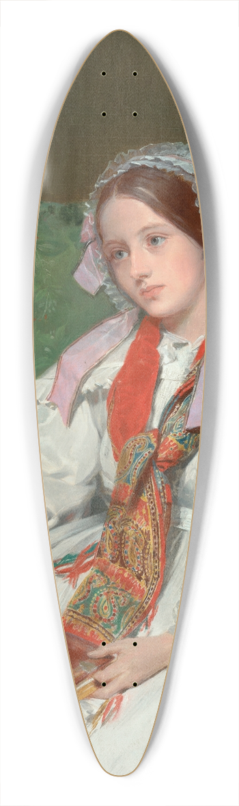 John Bostock - The Convalescent 39.3 inch art pintail longboard deck