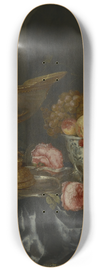 Abraham van Beyeren - Banquet Still Life with NautilusCup 8.25 inch art skate deck
