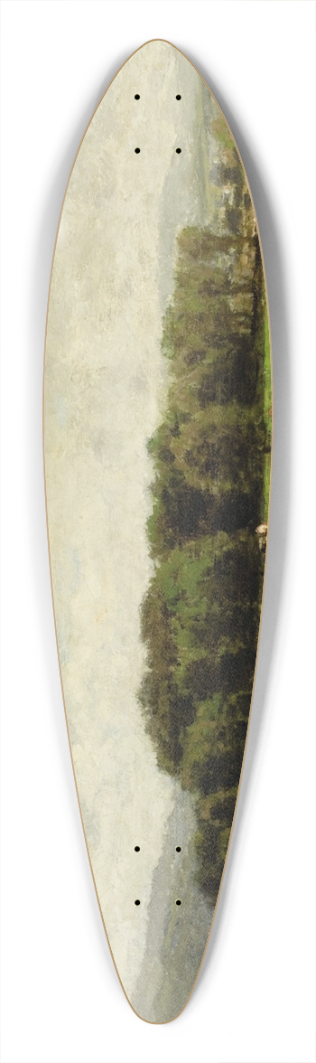 John Bunyan Bristol - Pastoral Landscape 39.3 inch art pintail longboard deck