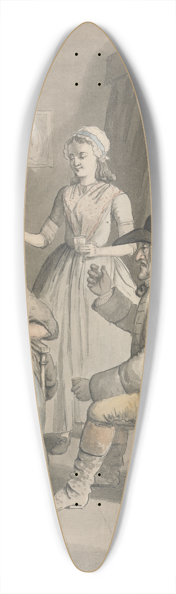 John Collet - The Doctors Pill 39.3 inch art pintail longboard deck