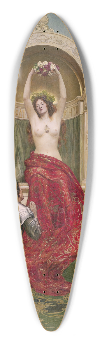 John Collier - Tannhuser en el Venusberg 39.3 inch art pintail longboard deck