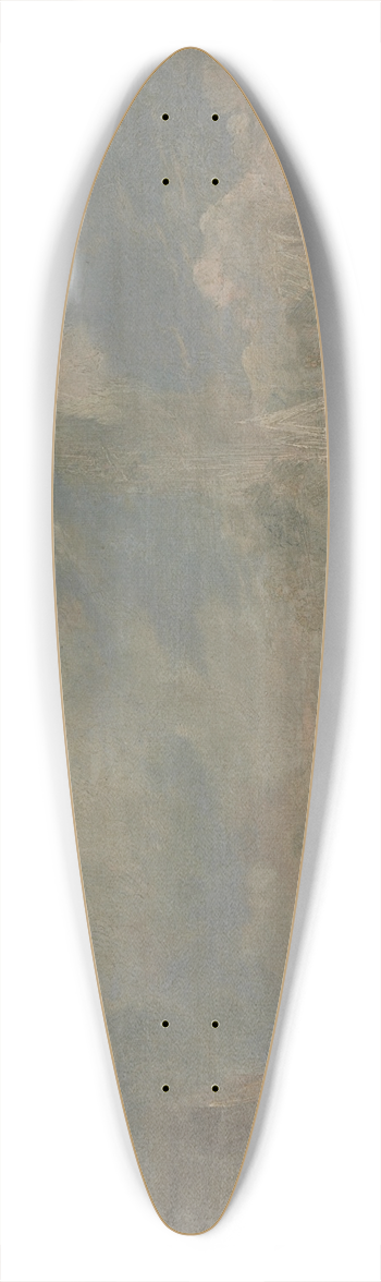 John Constable - A View from Hampstead Heath 39.3 inch art pintail longboard deck