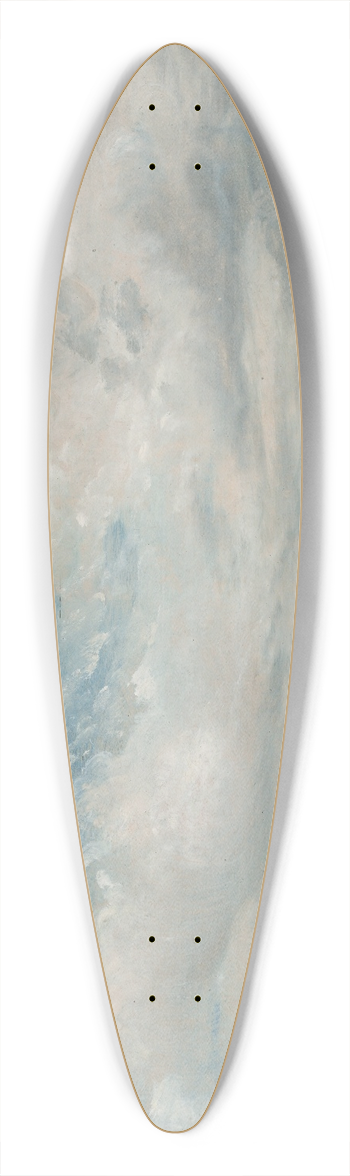 John Constable - Clouds 39.3 inch art pintail longboard deck