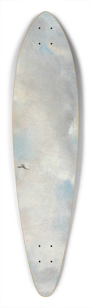 John Constable - Cloud Study 39.3 inch art pintail longboard deck