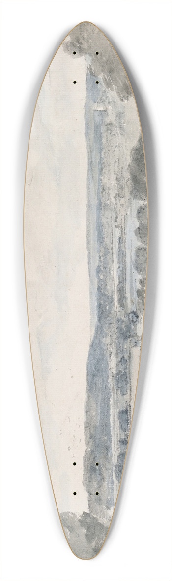 John Constable - Dedham Vale, Suffolk, from near East Bergholt 39.3 inch art pintail longboard deck