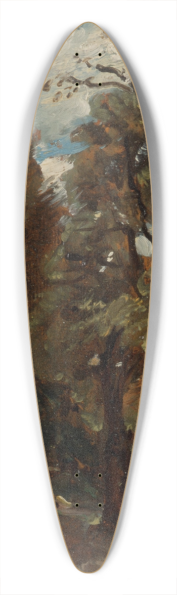 John Constable - Fen Lane, East Bergholt 39.3 inch art pintail longboard deck