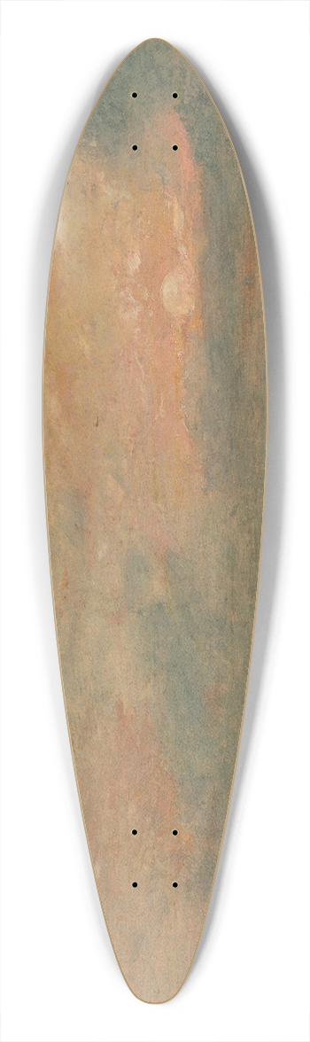 John Constable - Hove Beach 39.3 inch art pintail longboard deck