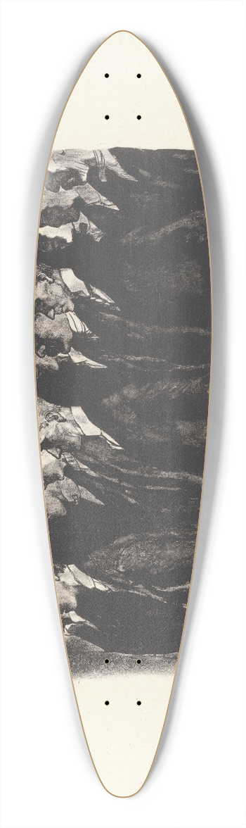 John Copley - Recruits 39.3 inch art pintail longboard deck