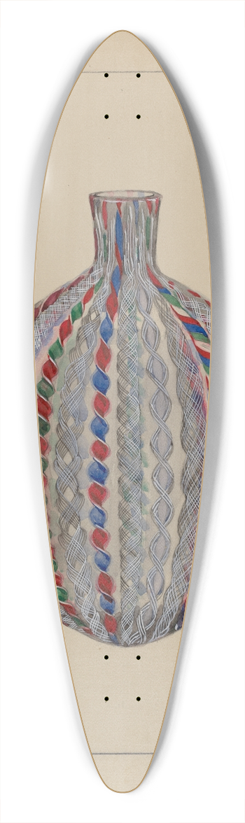 John Dana - Bottle 39.3 inch art pintail longboard deck