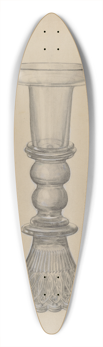 John Dana - Candlestick 39.3 inch art pintail longboard deck