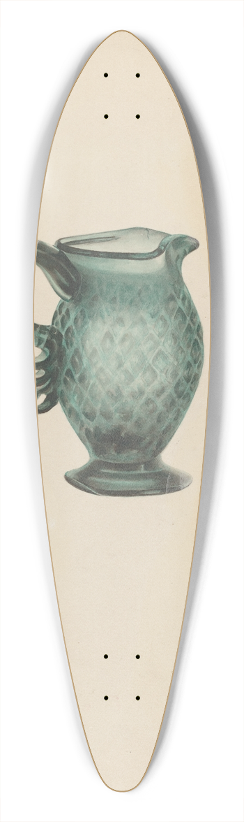 John Dana - Cream Pitcher 39.3 inch art pintail longboard deck