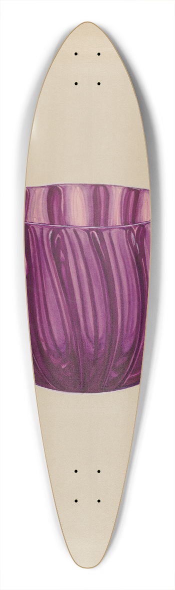 John Dana - Finger Bowl 39.3 inch art pintail longboard deck