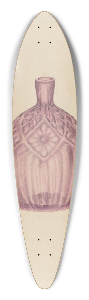 John Dana - Glass Cologne Bottle 39.3 inch art pintail longboard deck