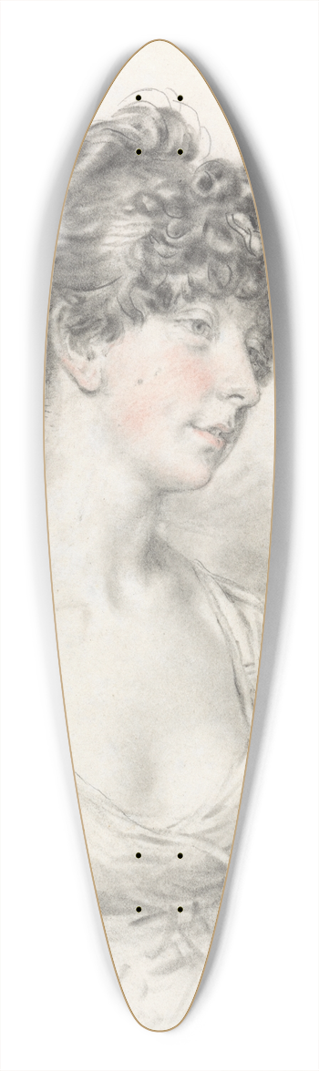 John Downman - Miss Campbell 39.3 inch art pintail longboard deck