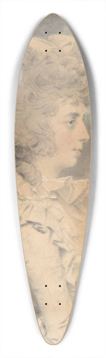 John Downman - Mrs. Palmer 39.3 inch art pintail longboard deck