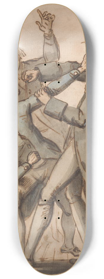 George Shepheard - Haughton, Field and Shepheard Fighting 8.25 inch art skate deck