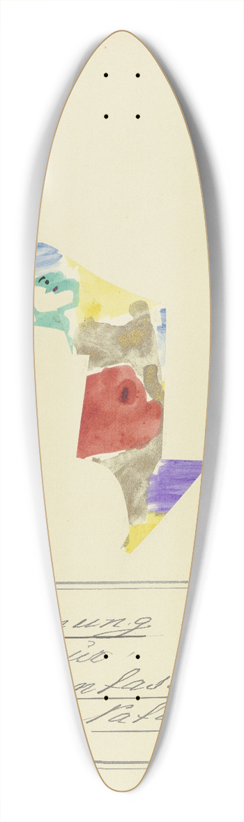 John Elsas - Erscheinung ist doch alles nur  39.3 inch art pintail longboard deck