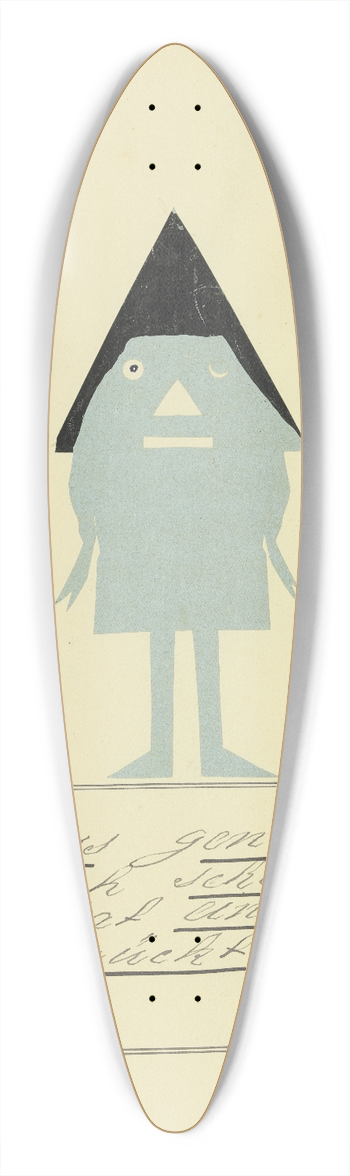 John Elsas - Er weiss genau was sich schickt  39.3 inch art pintail longboard deck