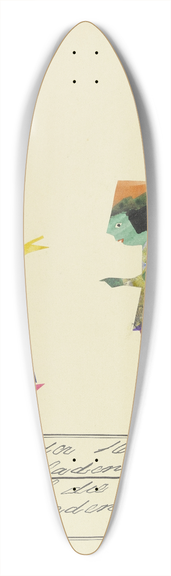 John Elsas - Es ist der Mann sehr beladen  39.3 inch art pintail longboard deck