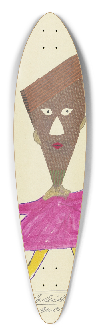 John Elsas - Hier ist ersetzlich Jedermann   39.3 inch art pintail longboard deck