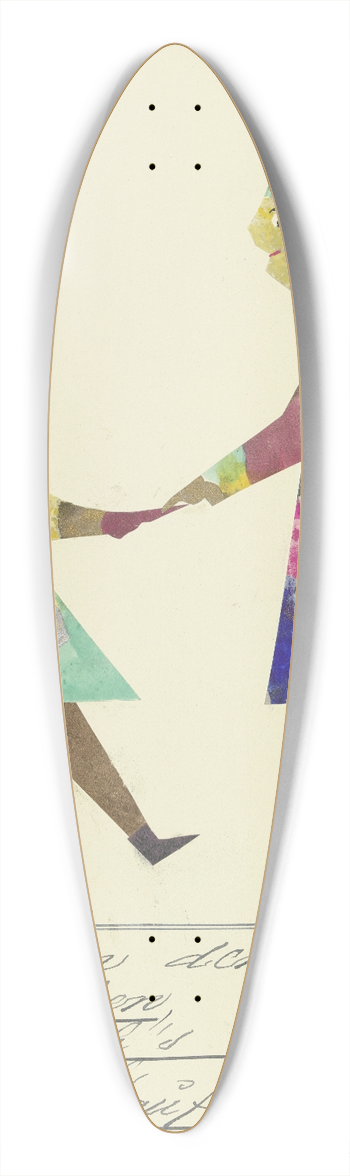 John Elsas - Ich kann den Mann gebrauchen  39.3 inch art pintail longboard deck