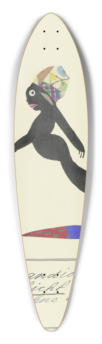 John Elsas - In der grandiosen Weltgeschicht  39.3 inch art pintail longboard deck