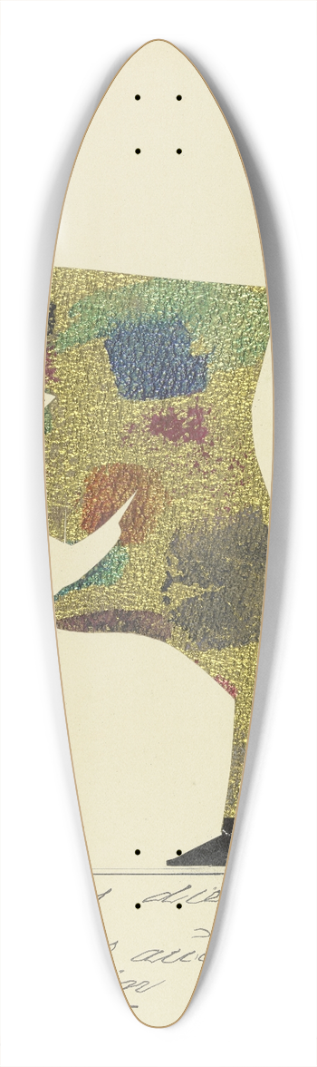 John Elsas - Man muss die Fehler bersehen  39.3 inch art pintail longboard deck