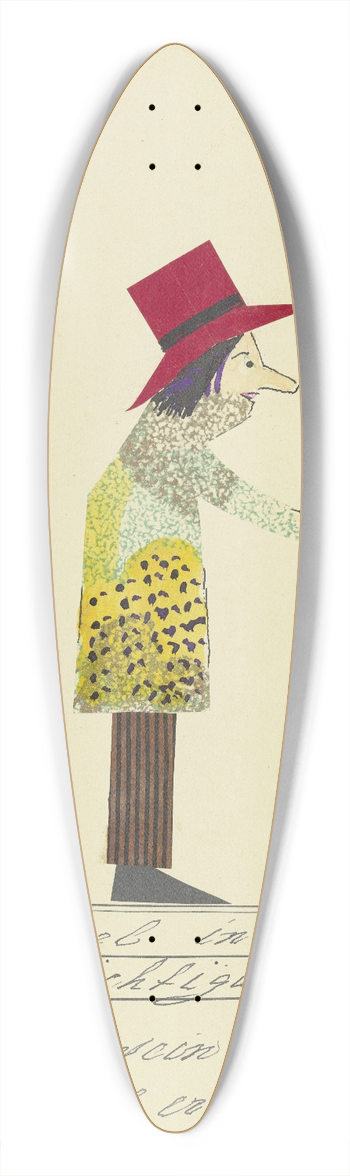 John Elsas - Sein Onkel in Amerika  39.3 inch art pintail longboard deck