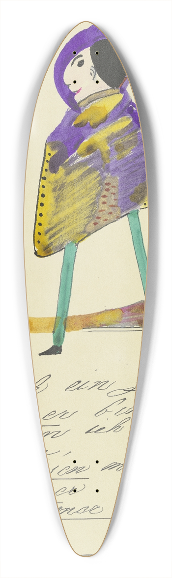 John Elsas - Weil ich ein grosser Schuldner bin  39.3 inch art pintail longboard deck