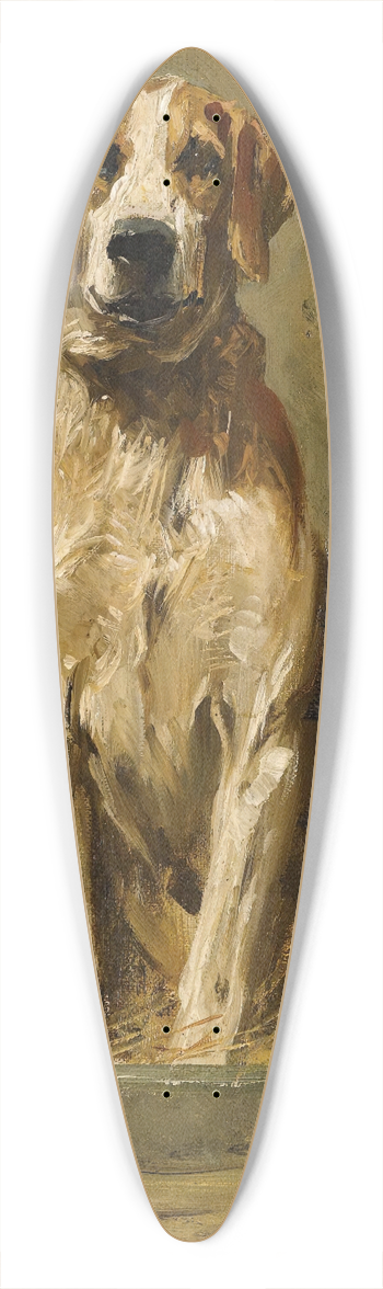 John Emms - Hound And Terrier In A Kennel 39.3 inch art pintail longboard deck