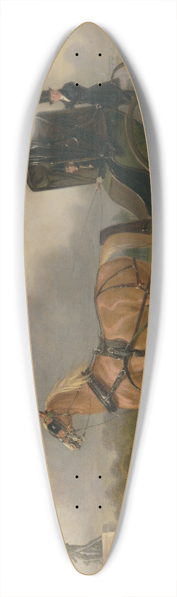 John Ferneley - William Massey-Stanley driving his Cabriolet in Hyde Park 39.3 inch art pintail longboard deck