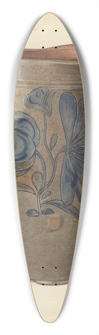 John Fisk - Crock 39.3 inch art pintail longboard deck