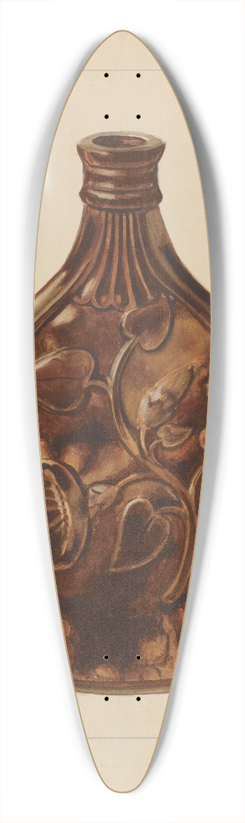 John Fisk - Flask 39.3 inch art pintail longboard deck