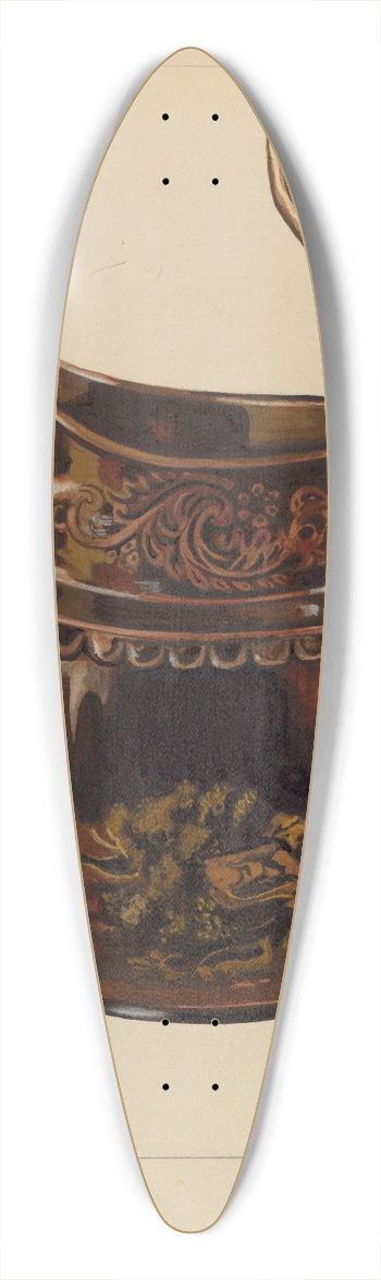 John Fisk - Pitcher 39.3 inch art pintail longboard deck