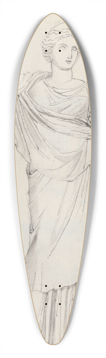John Flaxman - Ceres, Palazzo Barberini, Rome 39.3 inch art pintail longboard deck