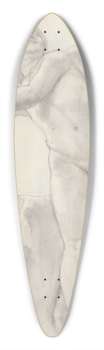John Flaxman - Cupid 39.3 inch art pintail longboard deck