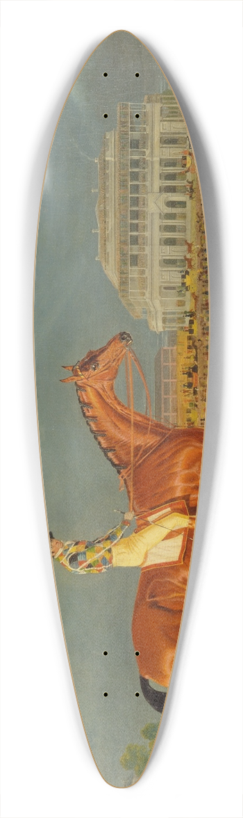 John Frederick Herring Snr. - Memnon, with William Scott Up 39.3 inch art pintail longboard deck