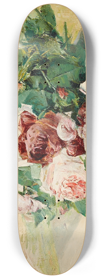 Georges Jeannin - A still life with roses 8.25 inch art skate deck