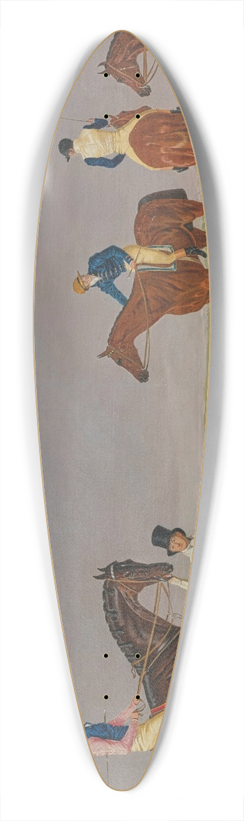 John Frederick Herring Snr. - Preparing for the Doncaster Gold Cup 39.3 inch art pintail longboard deck